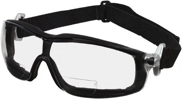 MCR Safety RTH25AF Magnifying Safety Glasses 2.50, Clear Lenses, Scratch-Resistant, ANSI/ISEA Z87.1-2020