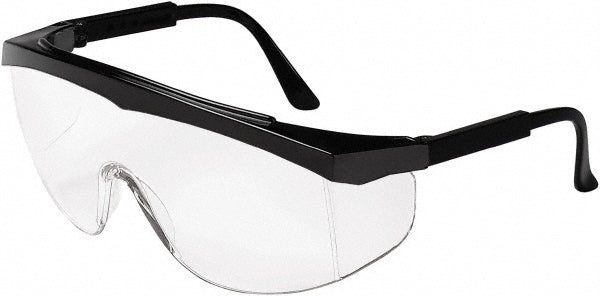 MCR Safety SS110AF Safety Glasses Anti-Fog, Polycarbonate, Clear Lenses, Half-Framed