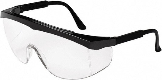 MCR Safety SS110AF Safety Glasses Anti-Fog, Polycarbonate, Clear Lenses, Half-Framed