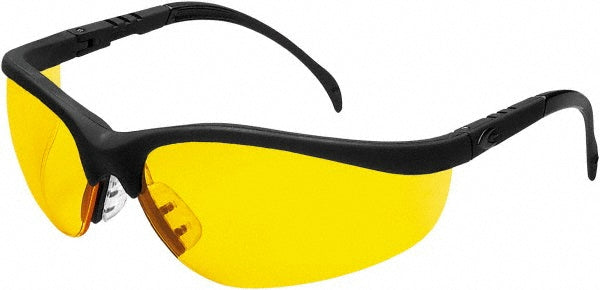 MCR Safety KD114AF Safety Glasses Anti-Fog, Polycarbonate, Amber Lenses, Full-Framed