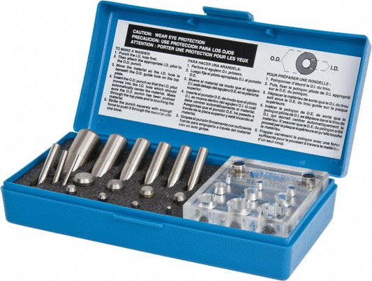 Precision Brand Products 40110 1/8 to 3/4 Inch Diameter Shim Punch and Die Set