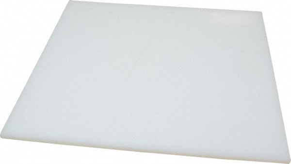USA Industrials BULK-PS-UHMW-64 Plastic Sheet UHMWPE, 1/4" Thick, 12" Wide, 1' Long, White