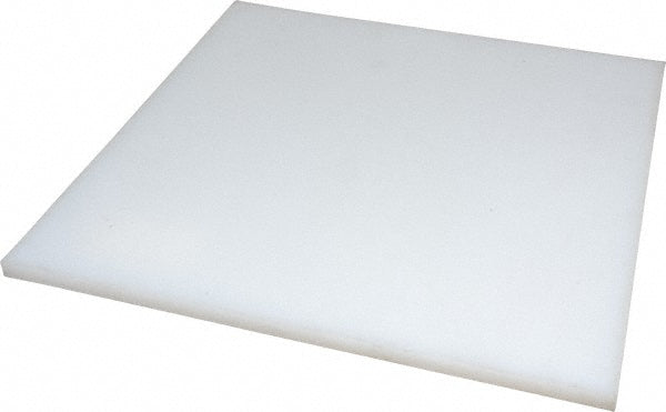 USA Industrials BULK-PS-UHMW-65 Plastic Sheet UHMWPE, 3/8" Thick, 12" Wide, 1' Long, White