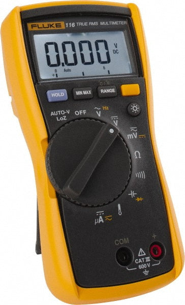 Fluke FLUKE-116 CAT III, Auto Ranging Digital Manual Ranging & True RMS Multimeter 600 VAC/VDC