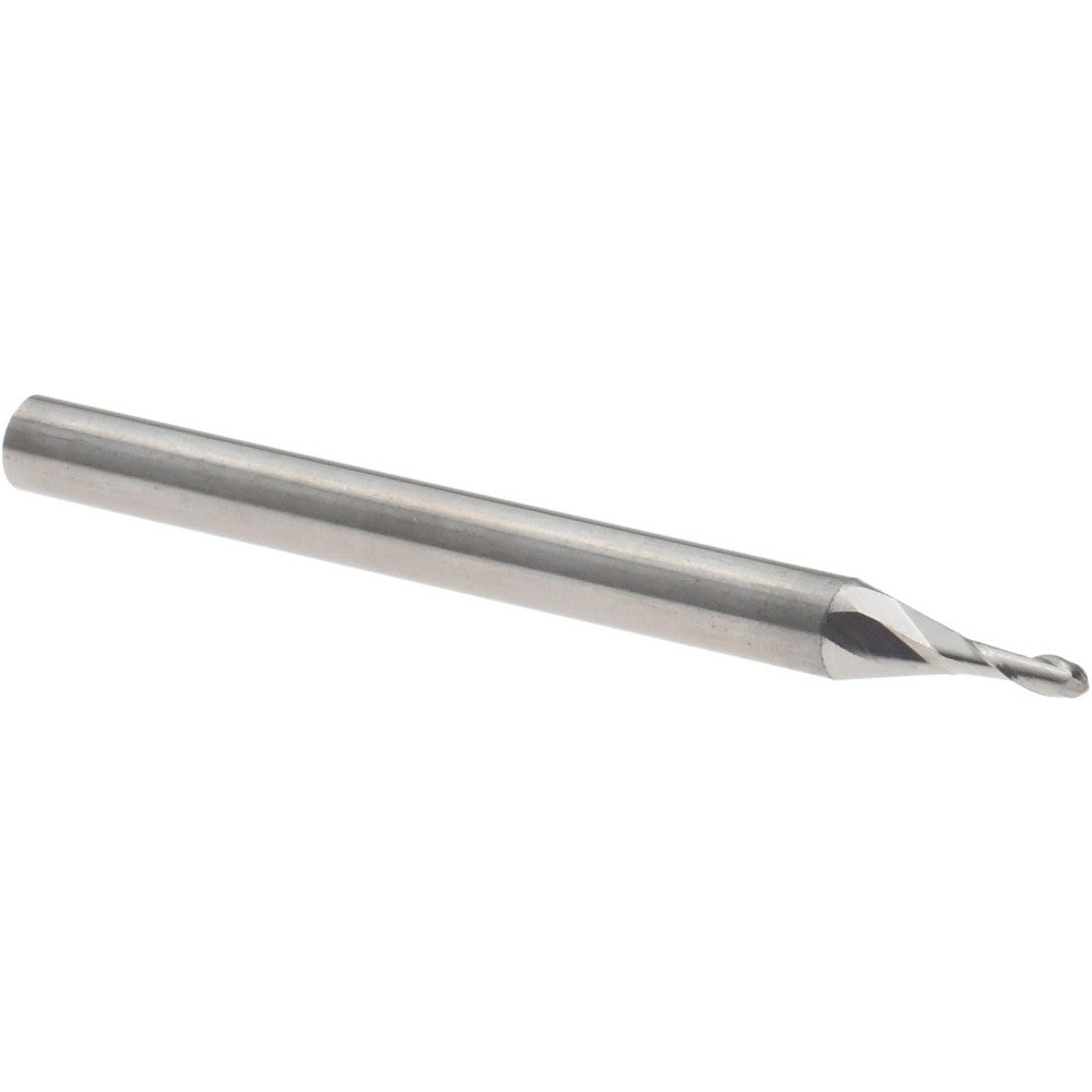 Accupro 12463670 Ball End Mill 0.0500" Dia, 0.1500" LOC, 2 Flute, Solid Carbide