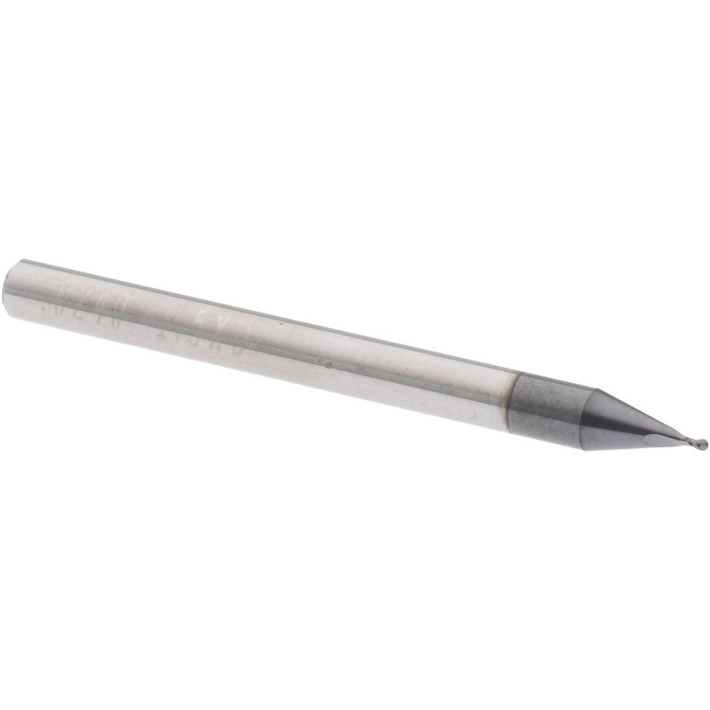 Accupro 14797400 Ball End Mill 0.024" Dia, 0.036" LOC, 2 Flute, Solid Carbide