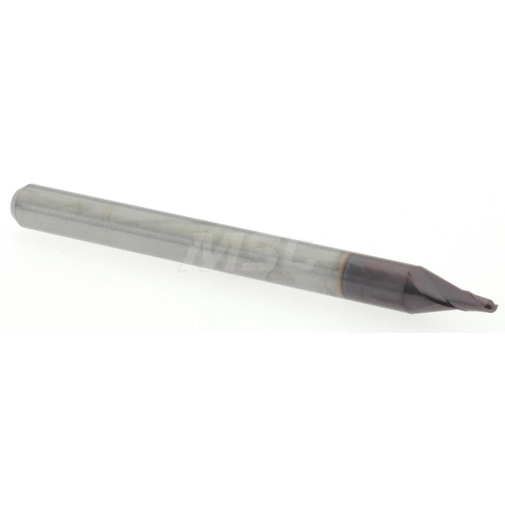 Accupro 14797411 Ball End Mill 0.05" Dia, 0.075" LOC, 2 Flute, Solid Carbide