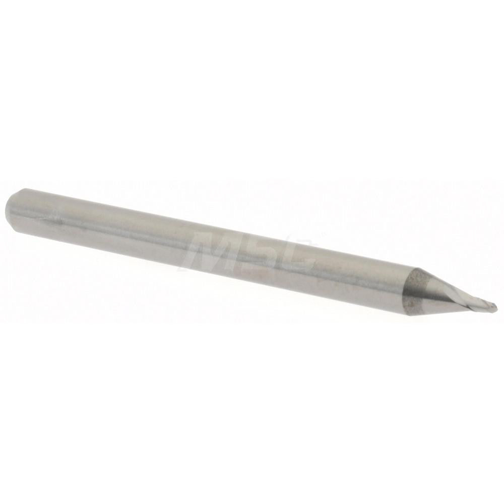 Accupro 12465469 Ball End Mill 0.035" Dia, 0.053" LOC, 2 Flute, Solid Carbide