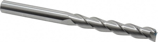 Kyocera SGS Precision Tools 34715 Square End Mill 1/2" Dia, 3-1/8" LOC, 3 Flute, Solid Carbide