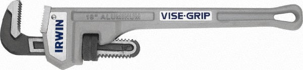 Irwin 2074118 Straight Pipe Wrench 18" OAL, Aluminum