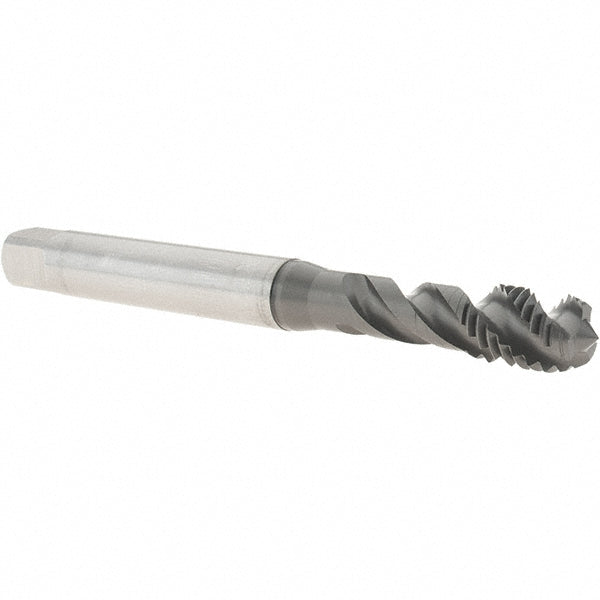 Emuge B050C400.0100 Spiral Flute Tap M10x1.50 Metric, 3 Flutes, Modified Bottoming, 6H Class of Fit, Cobalt, GLT-1 Coated