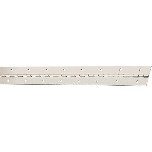 National Hardware N148-171 Piano Hinge Full Surface, 1.5" Wide, 30" Long, 0.042" Thick