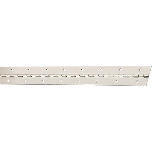 National Hardware N148-171 Piano Hinge Full Surface, 1.5" Wide, 30" Long, 0.042" Thick