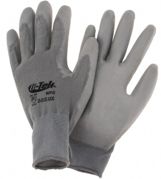 PIP 33-G125/XXXL Cut & Abrasion-Resistant Gloves G-Tek® NPG 33-G125, ANSI Cut A1, ANSI Puncture 0, Polyurethane, Nylon