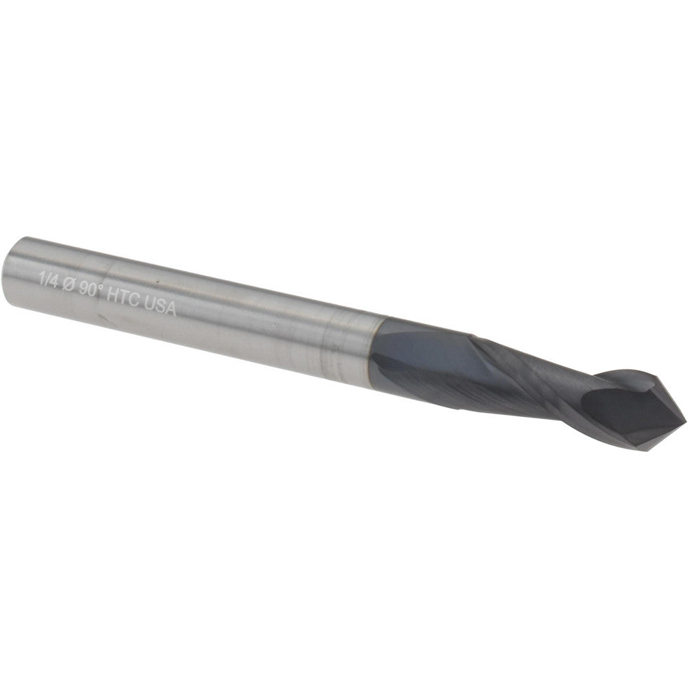 Harvey Tool 72316-C3 Drill Mill 1/4" Dia, 3/4" LOC, 2 Flutes, 90 &deg Point, Solid Carbide