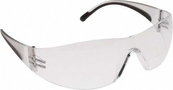 PIP 250-27-0017 Magnifying Safety Glasses 1.75, Clear Lenses, Scratch-Resistant, ANSI Z87.1+