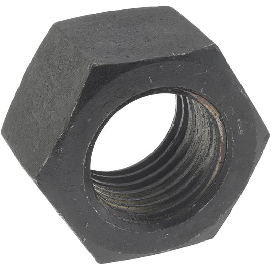 Value Collection B52001647 Hex Nut 2-4-1/2, Grade 8 Steel, Bright/Uncoated Finish