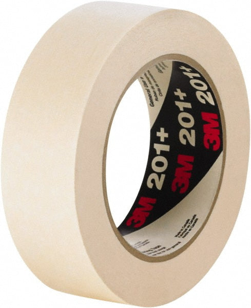 3M 7000124880 Masking Tape 18 mm Wide, 60 yd Long, 4.4 mil Thick, Tan