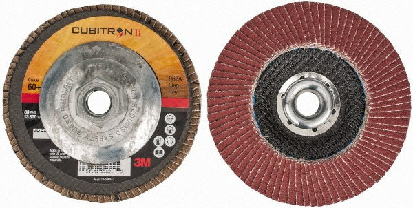 3M 7100032359 Flap Disc 5/8-11 Hole, 60 Grit, Ceramic, Type 29