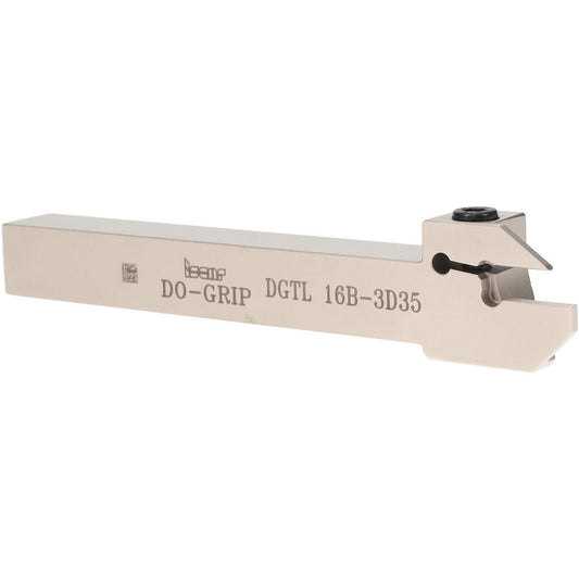 Iscar 2301399 Indexable Grooving-Cutoff Toolholder DGTL 16B-3D35, 3 to 3.18 mm Groove Width, 16 mm Max Depth of Cut, Left Hand