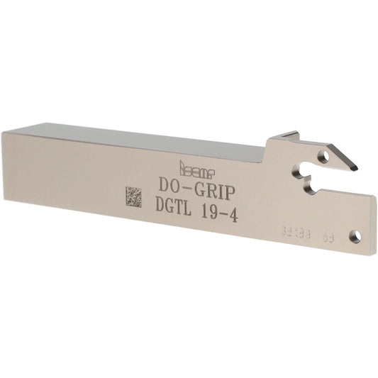 Iscar 2301298 Indexable Grooving-Cutoff Toolholder DGTL 19-4, 0.157 to 0.157" Groove Width, 1" Max Depth of Cut, Left Hand