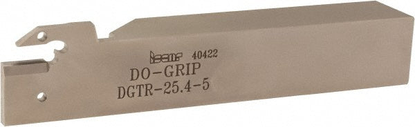 Iscar 2301373 Indexable Grooving-Cutoff Toolholder DGTR 25.4-5, 0.189 to 0.197" Groove Width, Right Hand