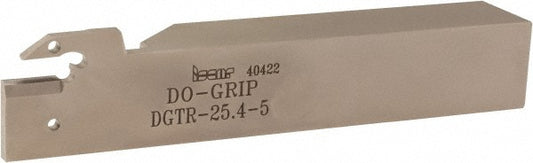 Iscar 2301373 Indexable Grooving-Cutoff Toolholder DGTR 25.4-5, 0.189 to 0.197" Groove Width, Right Hand