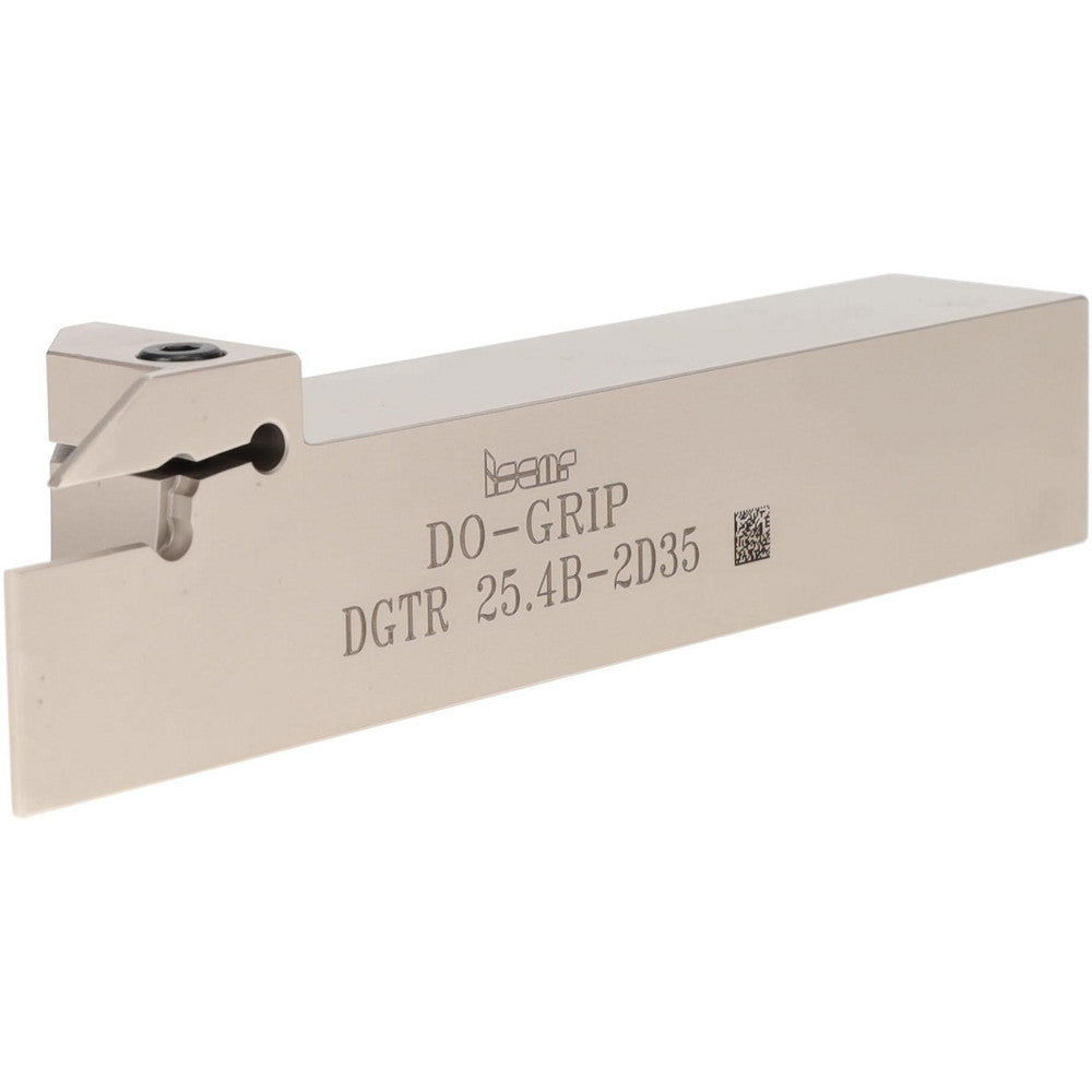 Iscar 2301427 Indexable Grooving-Cutoff Toolholder DGTR 25.4B-2D35, 0.075 to 0.098" Groove Width, 0.689" Max Depth of Cut, Right Hand