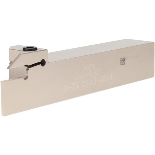 Iscar 2301433 Indexable Grooving-Cutoff Toolholder DGTR 25.4B-3D40, 0.118 to 1/8" Groove Width, 0.787" Max Depth of Cut, Right Hand