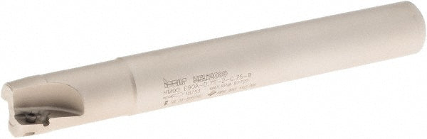 Iscar 3102145 Indexable Square-Shoulder End Mill HM90 E90A D.75-2C.75-B, 3/4" Cut Dia, 0.394" Max Depth of Cut, 3/4" Dia Cylindrical Shank