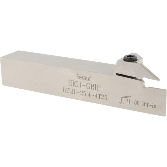 Iscar 2500453 Indexable Grooving Toolholder HELIL 25.4-4T25, External, Left Hand, 1.97" Max Workpiece Dia