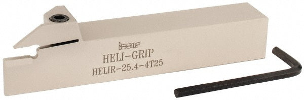 Iscar 2500452 Indexable Grooving Toolholder HELIR 25.4-4T25, External, Right Hand, 1.97" Max Workpiece Dia