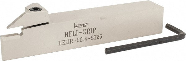 Iscar 2500454 Indexable Grooving Toolholder HELIR 25.4-5T25, External, Right Hand, 1.97" Max Workpiece Dia