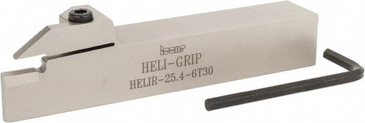 Iscar 2500456 Indexable Grooving Toolholder HELIR 25.4-6T30, External, Right Hand, 2.36" Max Workpiece Dia