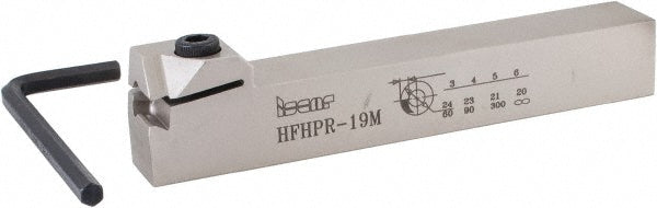 Iscar 2500255 Indexable Grooving Toolholder HFHPR 19M, Internal or External, Right Hand