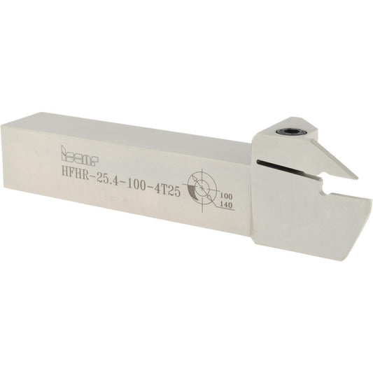 Iscar 2500209 Indexable Grooving Toolholder HFHR 25.4-100-4T25, External, Right Hand, 5.51" Max Workpiece Dia