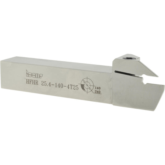 Iscar 2500211 Indexable Grooving Toolholder HFHR 25.4-140-4T25, External, Right Hand, 9.45" Max Workpiece Dia