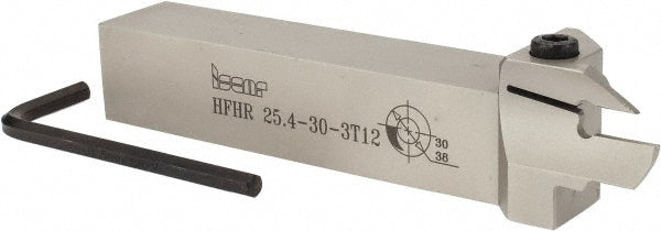 Iscar 2500091 Indexable Grooving Toolholder HFHR 25.4-30-3T12, External, Right Hand, 1-1/2" Max Workpiece Dia
