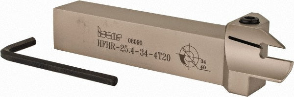Iscar 2500199 Indexable Grooving Toolholder HFHR 25.4-34-4T20, External, Right Hand, 1.57" Max Workpiece Dia