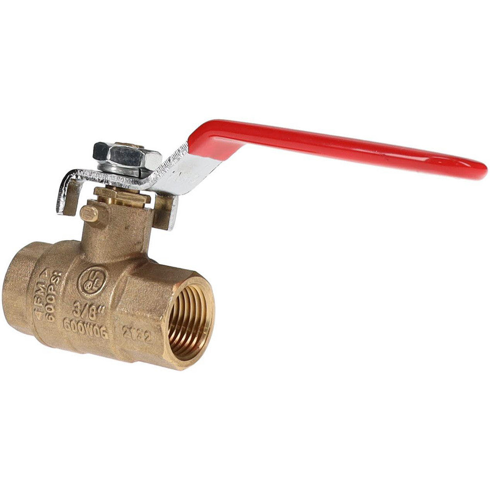 Value Collection TXN038 Full Port Manual Ball Valve 3/8" Pipe, Full Port