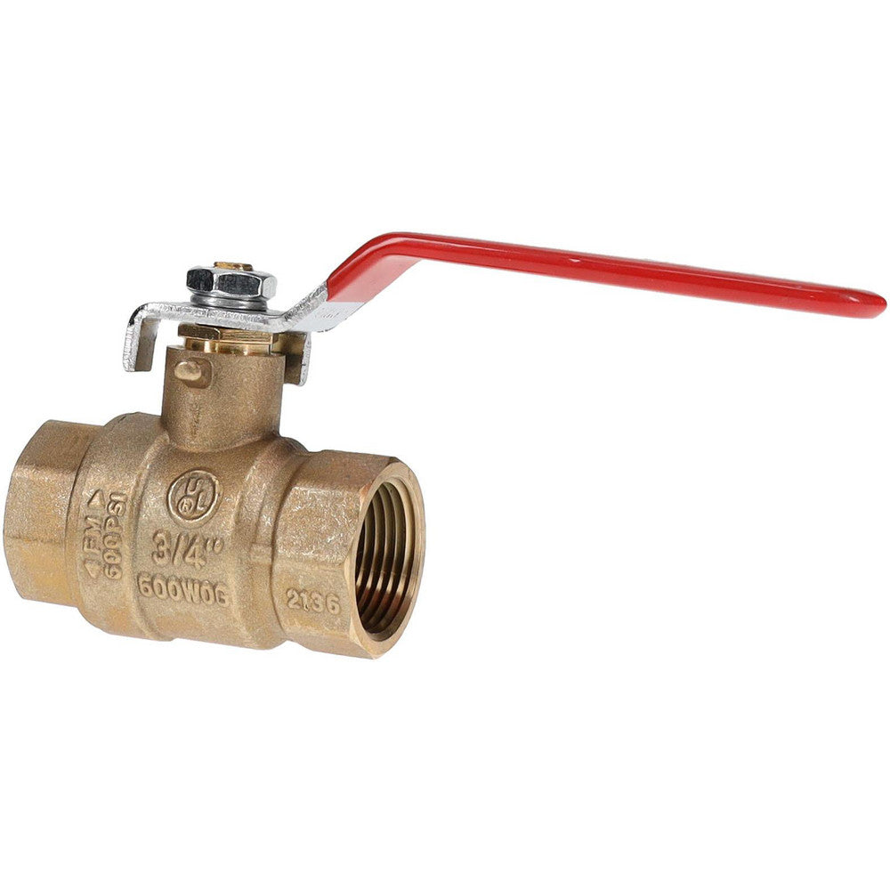 Value Collection TXN075 Full Port Manual Ball Valve 3/4" Pipe, Full Port