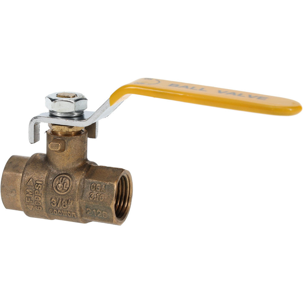 Value Collection TXSSN038 2-Way Manual Ball Valve 3/8" Pipe, Full Port