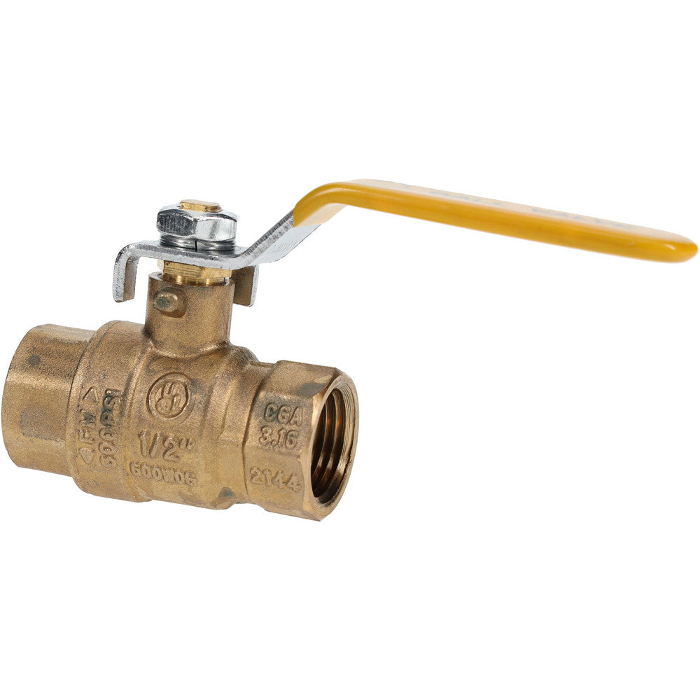 Value Collection TXSSN050 2-Way Manual Ball Valve 1/2" Pipe, Full Port
