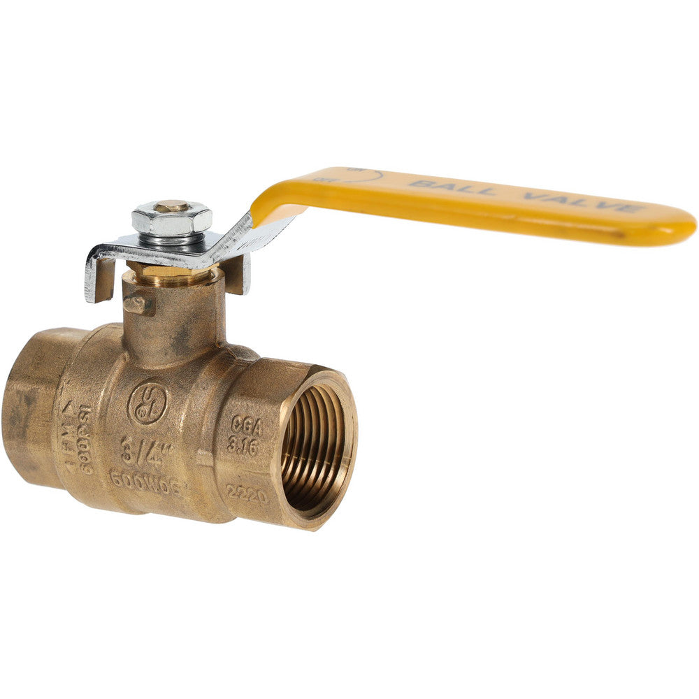 Value Collection TXSSN075 2-Way Manual Ball Valve 3/4" Pipe, Full Port