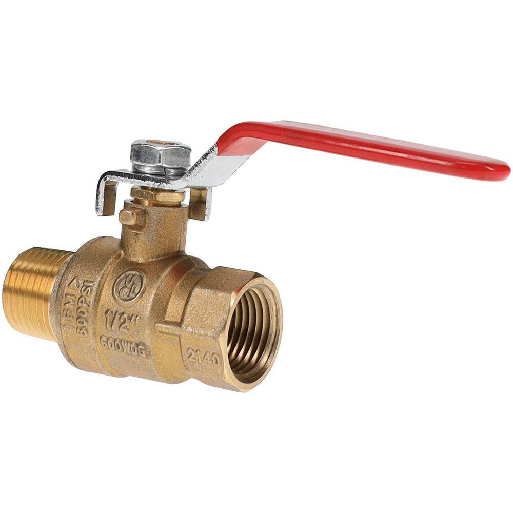 Value Collection TXMN050 Full Port Manual Ball Valve 1/2" Pipe, Full Port