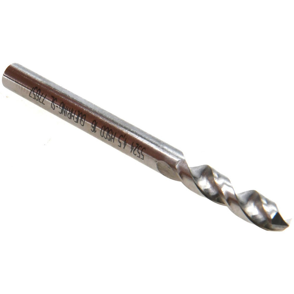 Guhring 9055240045000 Screw Machine Length Drill Bit #16 (0.1770) Dia, 118 deg, Cobalt
