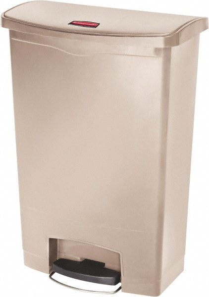 Rubbermaid 1883552 STREAMLINE Plastic Front Step Step-On-Trash/Garbage Can/Bin, 24 Gal