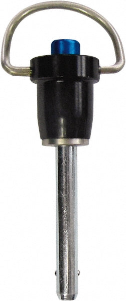 Monroe Engineering Products LBH-SS500307 Push-Button Quick-Release Pin Ring Handle, 1/2" Pin Dia, 3" Usable Length