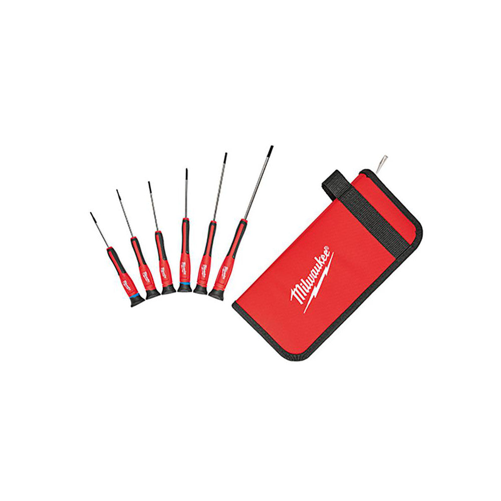 Milwaukee Tool 48-22-2606 Screwdriver Set 6 Pc, Phillips & Slotted