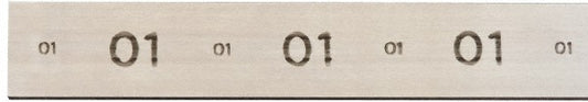 Starrett 54072 O1 Oil-Hardening Flat Stock 1/4" Thick, 1" Wide, 18" Long, &plusmn0.001" Thickness Tolerance